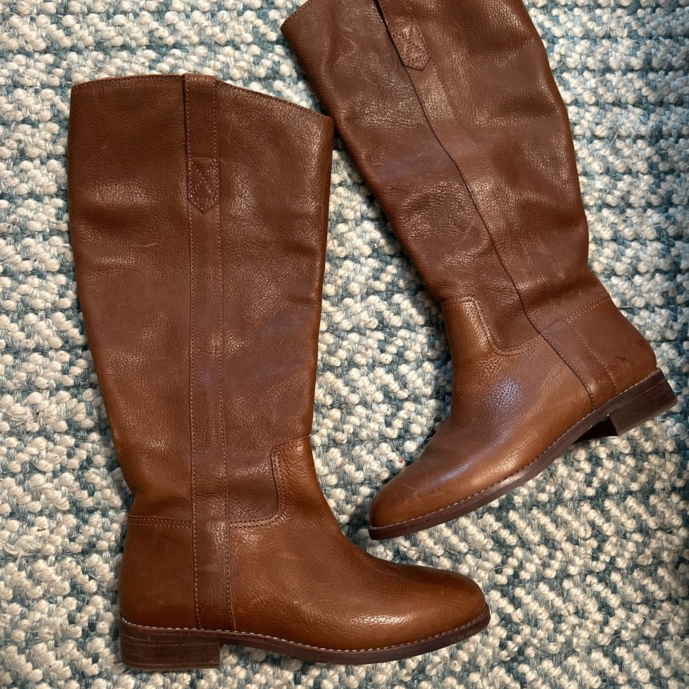 MadewellClassic Tall Leather Riding Boots - Brown